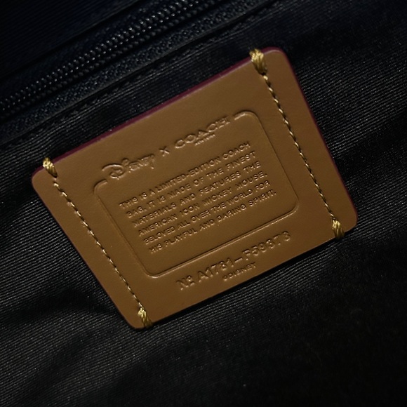 NEW | Authentic Coach X Disney Mickey Mouse Backpack | w/ Matching Wallet - Picture 7 of 8